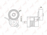 LYNXauto PT-3008 diržo įtempiklis, V formos rumbuotas diržas 
 Diržinė pavara -> V formos rumbuotas diržas/komplektas -> Dirželio įtempiklis (įtempimo blokas)
11 28 1 440 377, 11 28 7 516 897