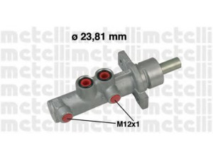 METELLI 05-0633 pagrindinis cilindras, stabdžiai 
 Stabdžių sistema -> Pagrindinis stabdžių cilindras
4601.P5