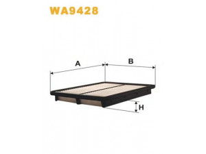 WIX FILTERS WA9428 oro filtras 
 Techninės priežiūros dalys -> Techninės priežiūros intervalai
281133E000