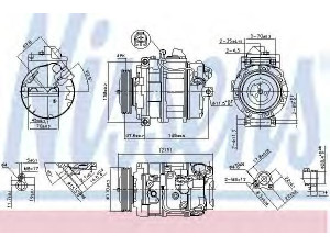 NISSENS 89359 kompresorius, oro kondicionierius 
 Oro kondicionavimas -> Kompresorius/dalys
4471902570, 4471902571, 4471902572