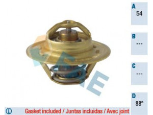 FAE 5321188 termostatas, aušinimo skystis 
 Aušinimo sistema -> Termostatas/tarpiklis -> Thermostat
8-94123-295-0, 8-94123-295-1, 8-94372-762-0