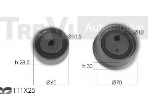 TREVI AUTOMOTIVE KD1372 paskirstymo diržo komplektas 
 Techninės priežiūros dalys -> Papildomas remontas
