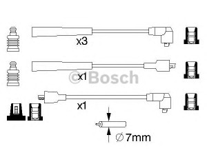 BOSCH 0 986 357 122 uždegimo laido komplektas 
 Kibirkšties / kaitinamasis uždegimas -> Uždegimo laidai/jungtys
MD080566, MD997328