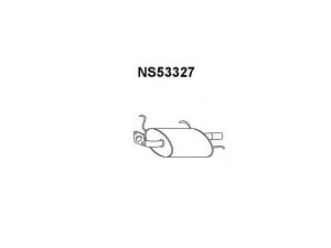 VENEPORTE NS53327 galinis duslintuvas 
 Išmetimo sistema -> Duslintuvas
201000N663