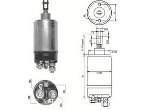 MAGNETI MARELLI 940113050089 solenoidinis jungiklis, starteris
