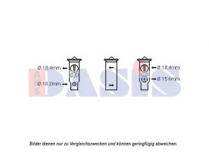 AKS DASIS 840242N išsiplėtimo vožtuvas, oro kondicionavimas 
 Oro kondicionavimas -> Vožtuvai
80221SDAA01