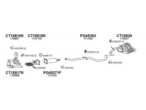VENEPORTE 450785 išmetimo sistema 
 Išmetimo sistema -> Išmetimo sistema, visa