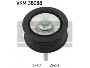 SKF VKM 38088 kreipiantysis skriemulys, V formos rumbuotas diržas 
 Diržinė pavara -> V formos rumbuotas diržas/komplektas -> Laisvasis/kreipiamasis skriemulys
628 202 00 19