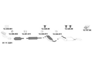 EBERSPÄCHER 12_968 išmetimo sistema 
 Išmetimo sistema -> Išmetimo sistema, visa