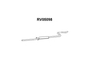 VENEPORTE RV05098 vidurinis duslintuvas 
 Išmetimo sistema -> Duslintuvas
GEX33074, GEX33206, WCE033206EVA