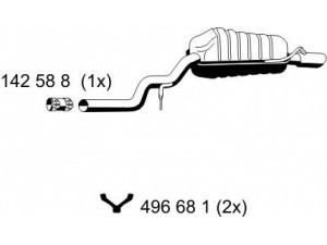ERNST 244138 galinis duslintuvas
8E0 253 609 FS
