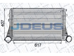 JDEUS 830M26 tarpinis suslėgto oro aušintuvas, kompresorius 
 Variklis -> Oro tiekimas -> Įkrovos agregatas (turbo/superįkrova) -> Tarpinis suslėgto oro aušintuvas
1K0145803T