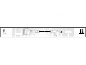STANDARD OEF384 uždegimo laido komplektas 
 Kibirkšties / kaitinamasis uždegimas -> Uždegimo laidai/jungtys
60306039, 60584129, 60606036, 60606038