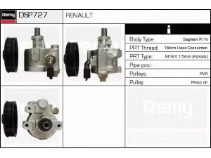 DELCO REMY DSP727 hidraulinis siurblys, vairo sistema 
 Vairavimas -> Vairo pavara/siurblys