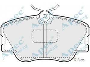 APEC braking PAD466 stabdžių trinkelių rinkinys, diskinis stabdys 
 Techninės priežiūros dalys -> Papildomas remontas
0004200720, 0004209920, 0014200720