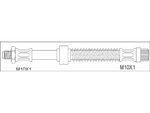 WOKING G1901.82 stabdžių žarnelė 
 Stabdžių sistema -> Stabdžių žarnelės
4620100Q0E, 4620100QAG, 7700304968