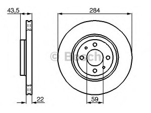 BOSCH 0 986 479 B49 stabdžių diskas 
 Dviratė transporto priemonės -> Stabdžių sistema -> Stabdžių diskai / priedai
46403088, 46403959, 46455892, 60806135