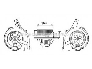PRASCO ST8044 elektrovariklis, vidinis pūtiklis 
 Šildymas / vėdinimas -> Orpūtė/dalys
6Q1820015G, 6Q1820015G, 6Q1820015H
