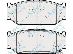 APEC braking PAD1892 stabdžių trinkelių rinkinys, diskinis stabdys 
 Techninės priežiūros dalys -> Papildomas remontas
5581071L02