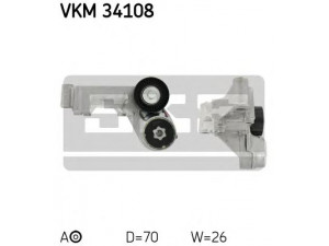 SKF VKM 34108 įtempiklio skriemulys, V formos rumbuotas diržas 
 Diržinė pavara -> V formos rumbuotas diržas/komplektas -> Įtempiklio skriemulys
1069359, 1073485, 1079155, 1113611