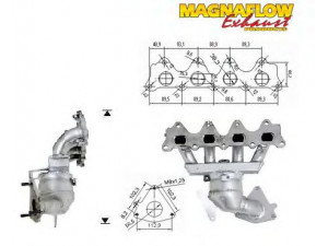 MAGNAFLOW 76333 katalizatoriaus keitiklis 
 Išmetimo sistema -> Katalizatoriaus keitiklis
8200266451