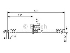 BOSCH 1 987 476 355 stabdžių žarnelė 
 Stabdžių sistema -> Stabdžių žarnelės
4806 E2, 4806 E2, 90947 W2003