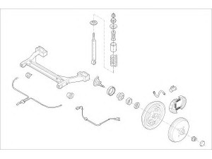 DELPHI VW-05712-R rato pakaba 
 Ašies montavimas/vairavimo mechanizmas/ratai -> Prekių paieška pagal schemą