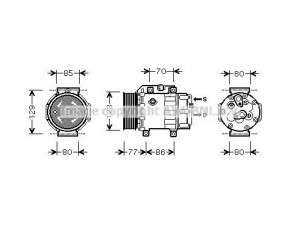 AVA QUALITY COOLING FDK378 kompresorius, oro kondicionierius 
 Oro kondicionavimas -> Kompresorius/dalys
1234257, 1344614, 1433627, 1529740