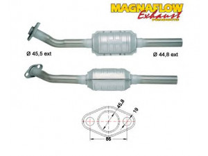 MAGNAFLOW 85832 katalizatoriaus keitiklis 
 Išmetimo sistema -> Katalizatoriaus keitiklis
858019, 858062