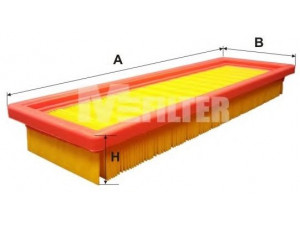 MFILTER K 198 oro filtras 
 Filtrai -> Oro filtras
7628911, 5025 077, 900 X 9601 AKA