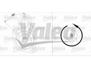 VALEO 433335 starteris 
 Elektros įranga -> Starterio sistema -> Starteris
091911023A, 091911023AX, 091911023B
