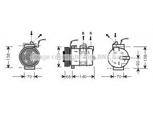 AVA QUALITY COOLING PRK040 kompresorius, oro kondicionierius 
 Oro kondicionavimas -> Kompresorius/dalys
99612601152