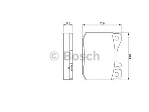 BOSCH 0 986 463 412 stabdžių trinkelių rinkinys, diskinis stabdys 
 Techninės priežiūros dalys -> Papildomas remontas
000 420 59 20, 000 420 60 20, 000 420 78 20