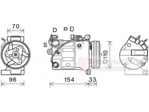 VAN WEZEL 5900K183 kompresorius, oro kondicionierius 
 Oro kondicionavimas -> Kompresorius/dalys
31315453, 36001462
