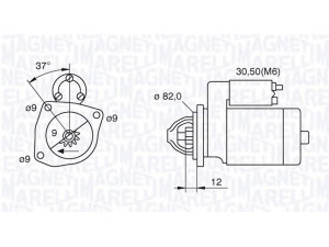 MAGNETI MARELLI 063521082040 starteris 
 Elektros įranga -> Starterio sistema -> Starteris
46830212