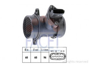 FACET 10.1158 oro masės jutiklis 
 Elektros įranga -> Jutikliai
46784582, 51774531, 8 36 640, 13800-84E50-000