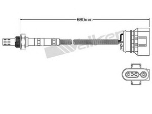 WALKER PRODUCTS 250-24594 lambda jutiklis 
 Variklis -> Variklio elektra
021 906 265 AB, 021 906 265 AB