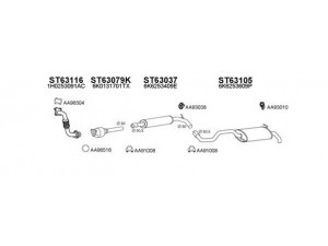 VENEPORTE 630087 išmetimo sistema 
 Išmetimo sistema -> Išmetimo sistema, visa