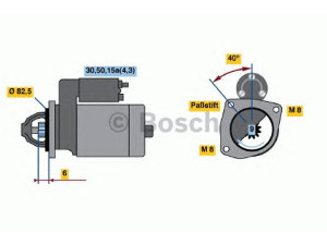 BOSCH 0 001 108 089 starteris 
 Elektros įranga -> Starterio sistema -> Starteris