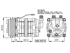 NRF 32157G kompresorius, oro kondicionierius
81619066007