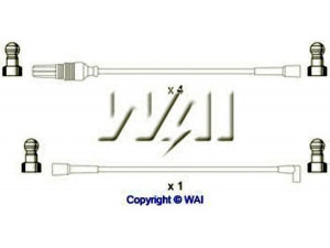 WAIglobal ISL060 uždegimo laido komplektas