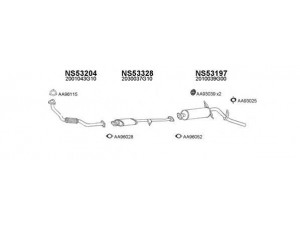 VENEPORTE 530144 išmetimo sistema