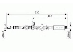 BOSCH 1 987 481 395 stabdžių žarnelė 
 Stabdžių sistema -> Stabdžių žarnelės
4806 G1, 4806 G1