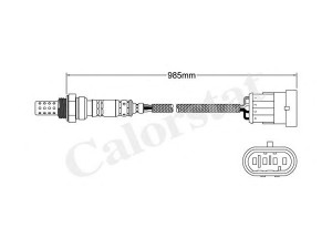 CALORSTAT by Vernet LS140083 lambda jutiklis 
 Variklis -> Variklio elektra
46444284, 46764207, 46417969, 46424723