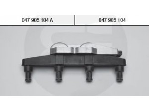 BRECAV 124.001 ritė, uždegimas 
 Kibirkšties / kaitinamasis uždegimas -> Uždegimo ritė
047 905 104, 047 905 104 A