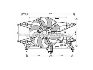 AVA QUALITY COOLING FT7560 ventiliatorius, radiatoriaus 
 Aušinimo sistema -> Oro aušinimas
51768022