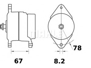 MAHLE ORIGINAL MG 75 kintamosios srovės generatorius
0411 5371