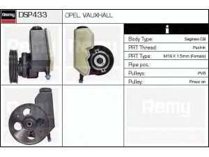 DELCO REMY DSP433 hidraulinis siurblys, vairo sistema 
 Vairavimas -> Vairo pavara/siurblys
948064