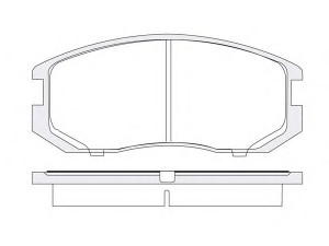KOSHIMO 1850.0058103 stabdžių trinkelių rinkinys, diskinis stabdys 
 Techninės priežiūros dalys -> Papildomas remontas
MB699464, MB699473, MB699474, MB928816