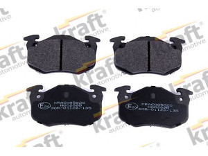 KRAFT AUTOMOTIVE 6005020 stabdžių trinkelių rinkinys, diskinis stabdys 
 Techninės priežiūros dalys -> Papildomas remontas
7701202213, 7701202227, 7701202517
